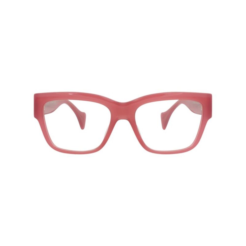 Gucci Square-Frame Recycled Acetate Optical Frames Pink Womens